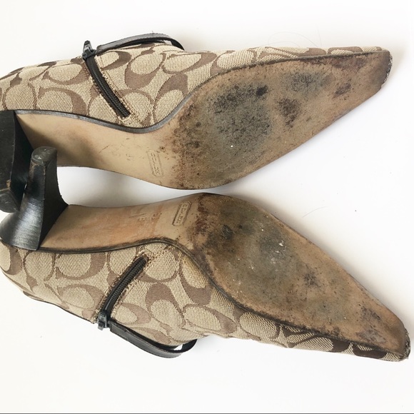 COACH Signature Booties - Picture 5 of 7